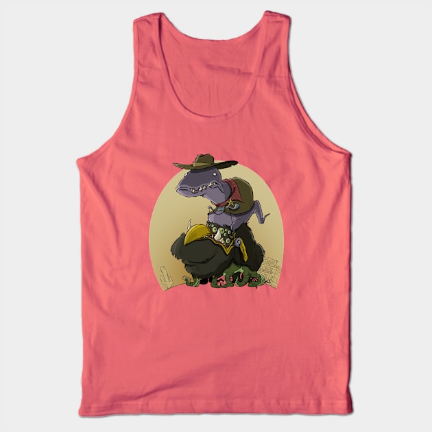 Jurassic Sheriff Tank Top by westinchurch